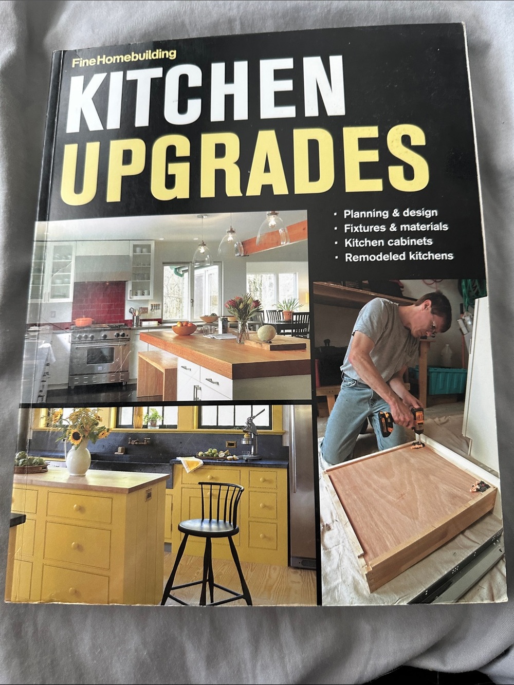 Kitchen Upgrades Book - Yellow Cover